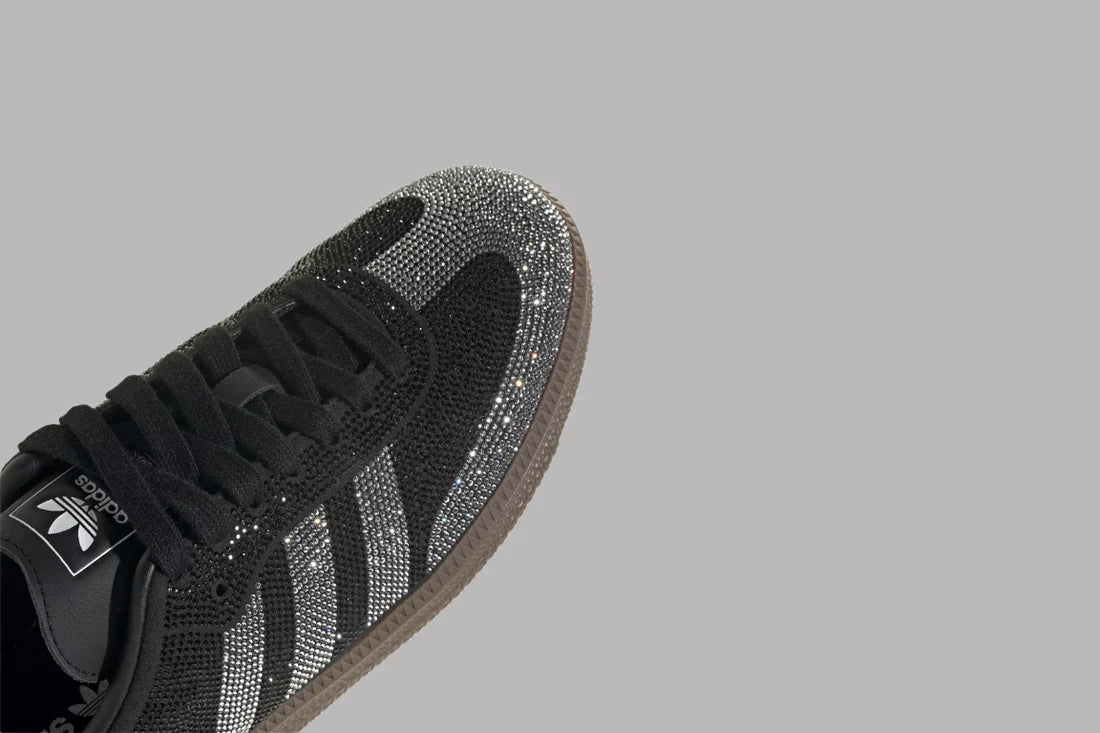 Samba OG Strass Noir & Argent