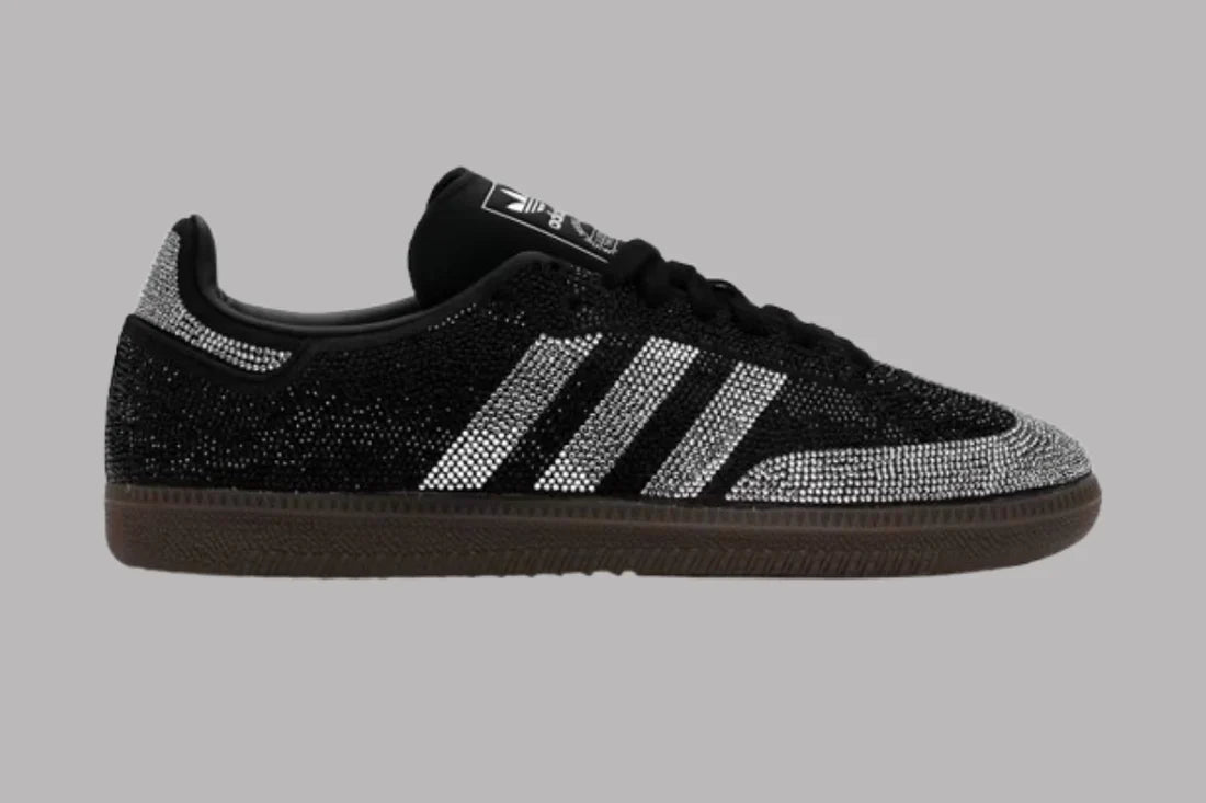 Samba OG Strass Noir & Argent
