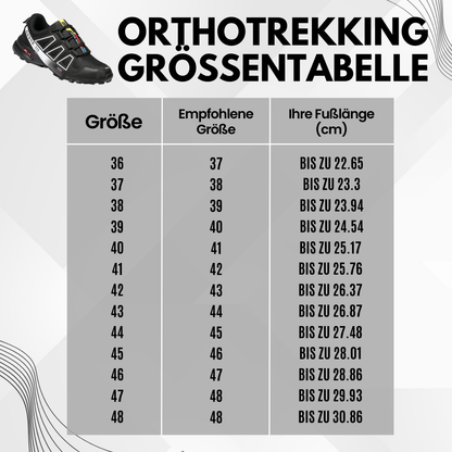 OrthoTrekking - Ergonomischer schmerzlindernder Trekking u.- Wanderschuh | Ergonomisches Design