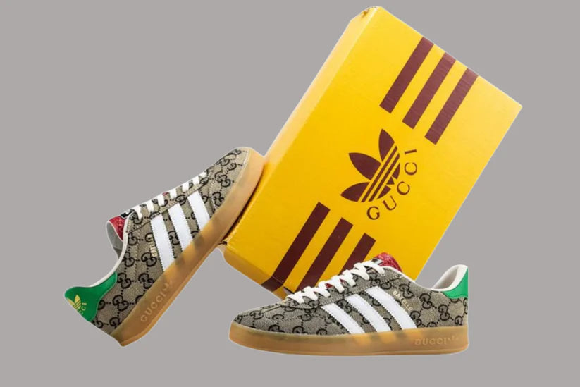 Gazelle Rétro – Monogramme G Beige, Édition Limitée