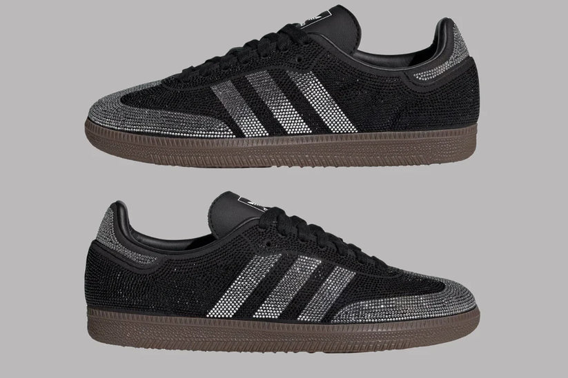 Samba OG Strass Noir & Argent