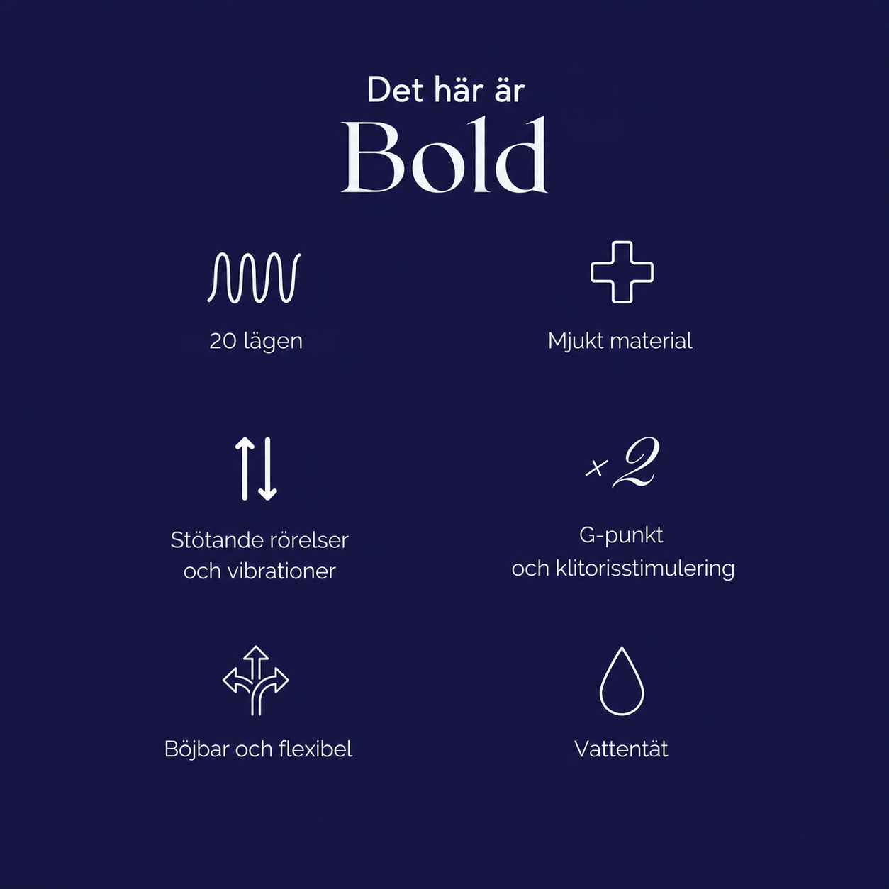Bold® Stressavlastande Vibrator